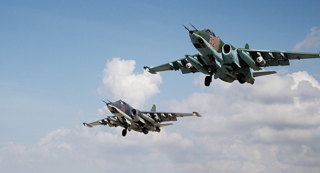 Nga không kích dữ dội ở Syria, bắn trúng 118 mục tiêu khủng bố